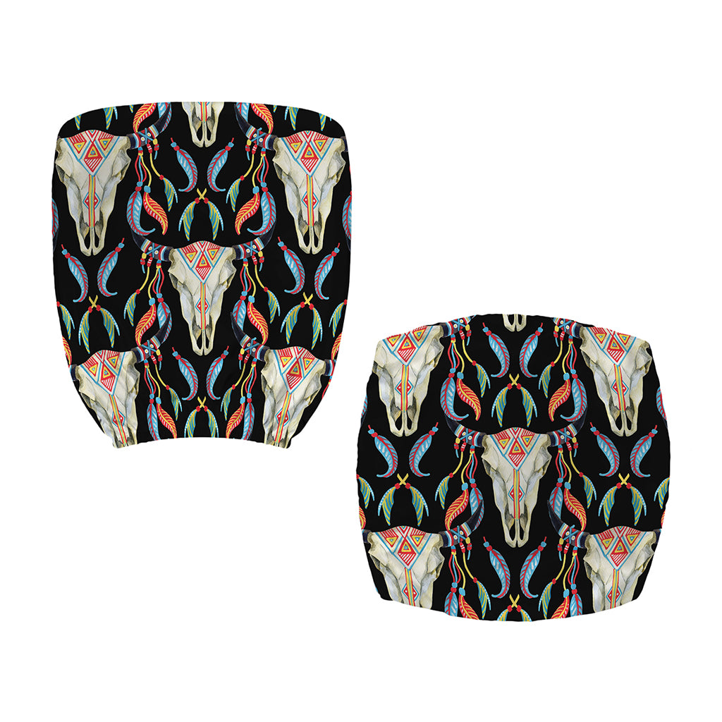 Native Buffalo Pattern Print Office Chair Cover
