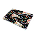 Native Buffalo Pattern Print Pet Cooling Mat Cover