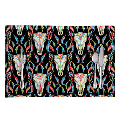 Native Buffalo Pattern Print Placemat