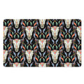 Native Buffalo Pattern Print Polyester Doormat