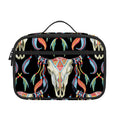 Native Buffalo Pattern Print Portable Lunch Bag