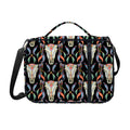 Native Buffalo Pattern Print Shoulder Strap Bible Bag