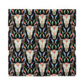 Native Buffalo Pattern Print Silk Bandana