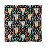 Native Buffalo Pattern Print Silk Bandana