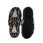 Native Buffalo Pattern Print Slippers