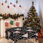 Native Buffalo Pattern Print Tablecloth