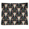 Native Buffalo Pattern Print Tapestry