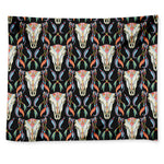 Native Buffalo Pattern Print Tapestry