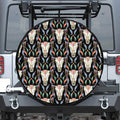 Native Buffalo Pattern Print Tire Cover