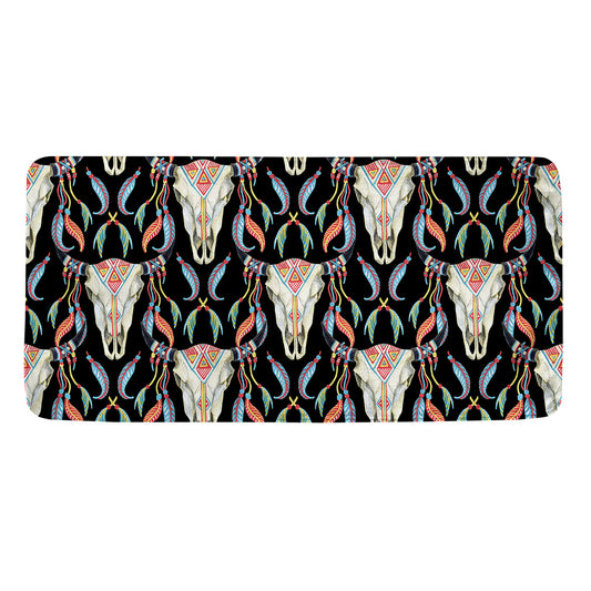 Native Buffalo Pattern Print Towel