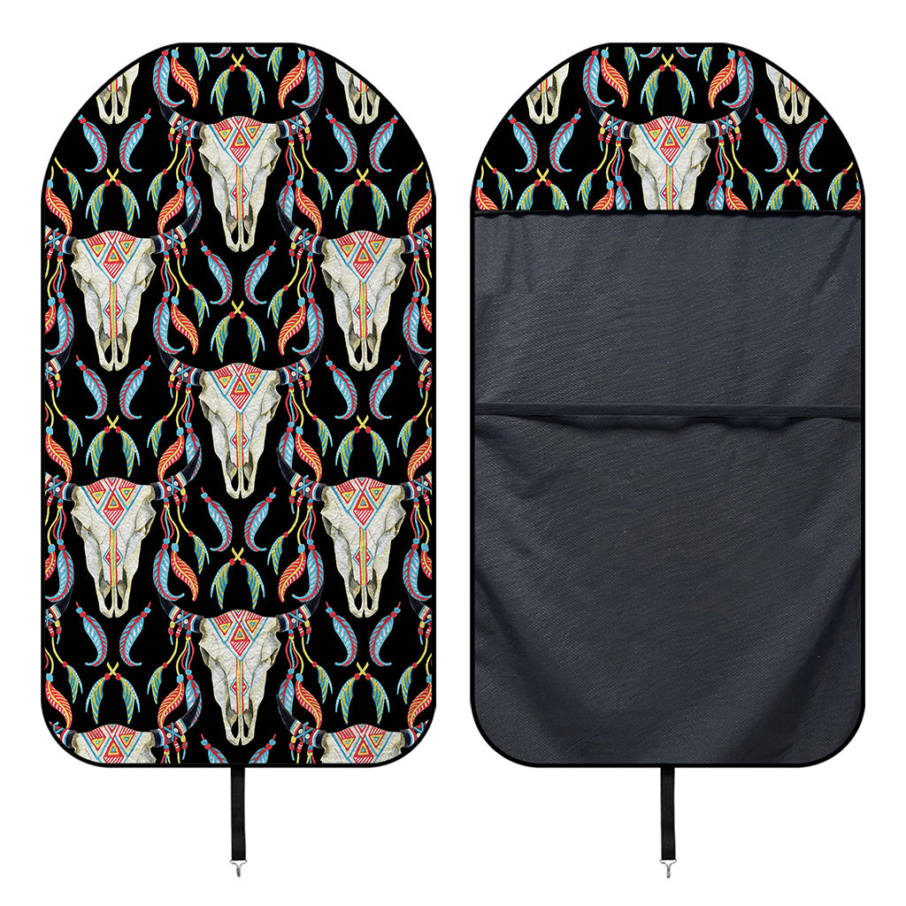 Native Buffalo Pattern Print Waterproof Car Seat Cover