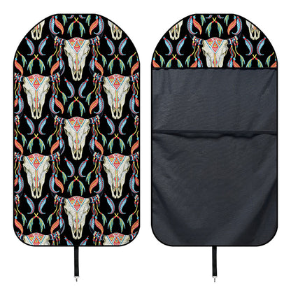 Native Buffalo Pattern Print Waterproof Car Seat Cover