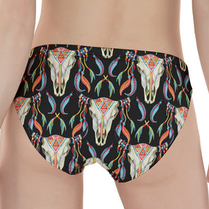 Native Buffalo Pattern Print Women's Panties