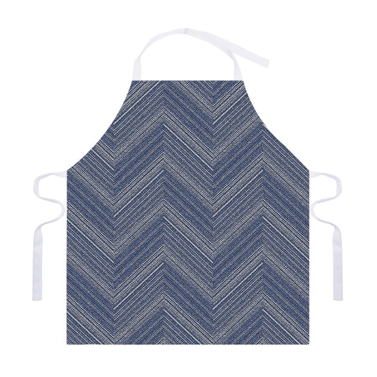 Native Denim Jeans Pattern Print Adjustable Apron