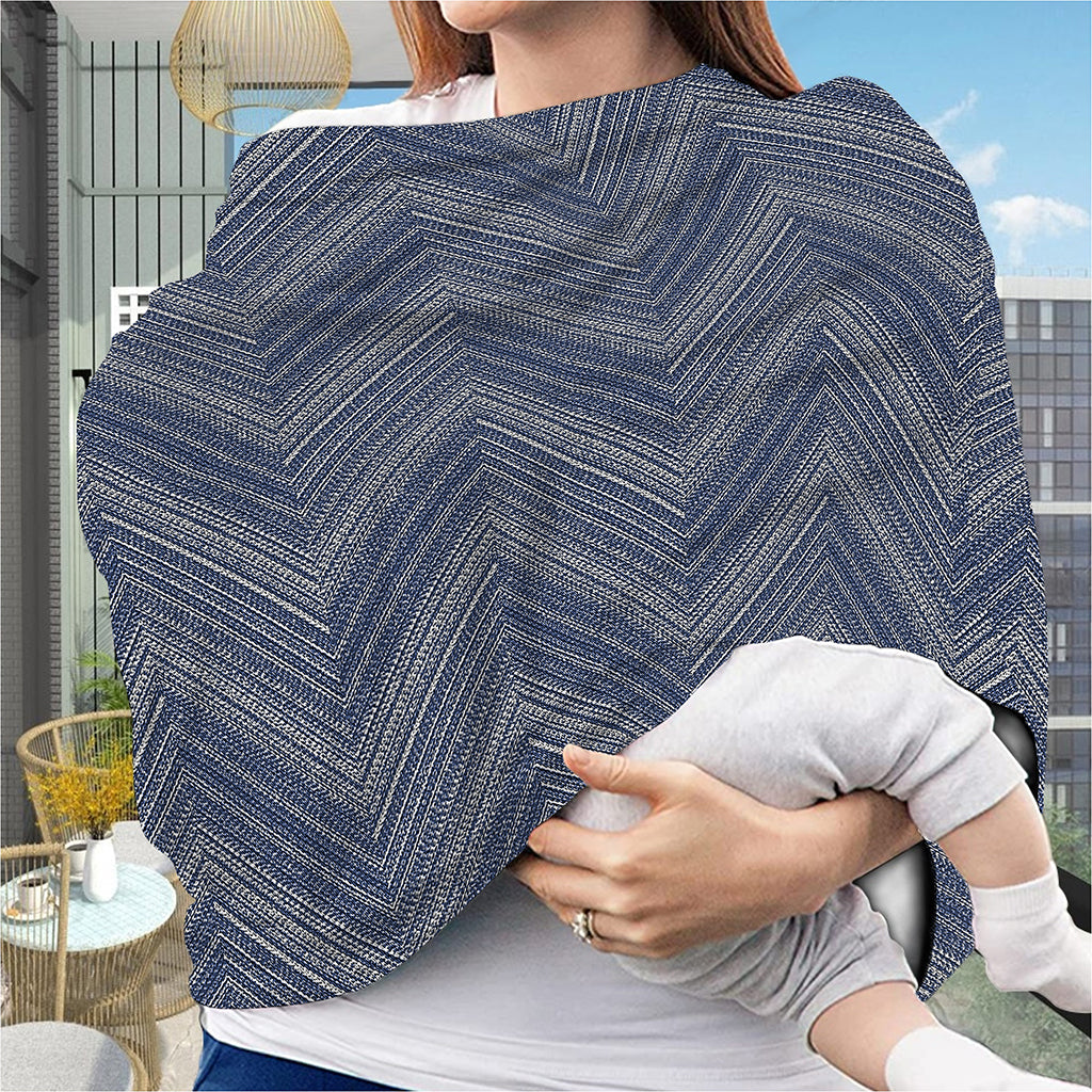 Native Denim Jeans Pattern Print Baby Seat Cover