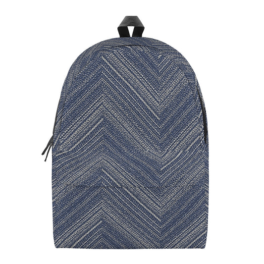 Native Denim Jeans Pattern Print Backpack
