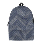Native Denim Jeans Pattern Print Backpack