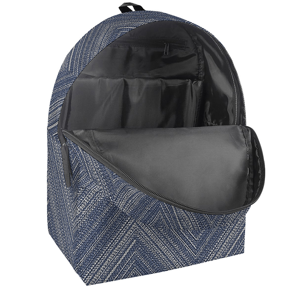 Native Denim Jeans Pattern Print Backpack