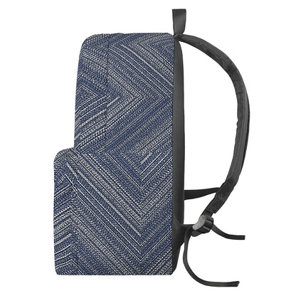 Native Denim Jeans Pattern Print Backpack
