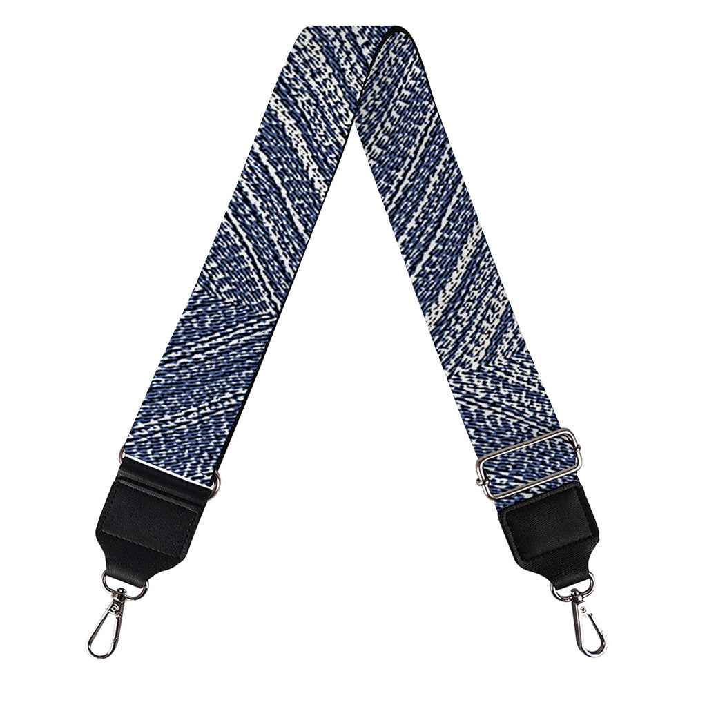 Native Denim Jeans Pattern Print Bag Strap