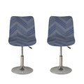 Native Denim Jeans Pattern Print Bar Stool Covers