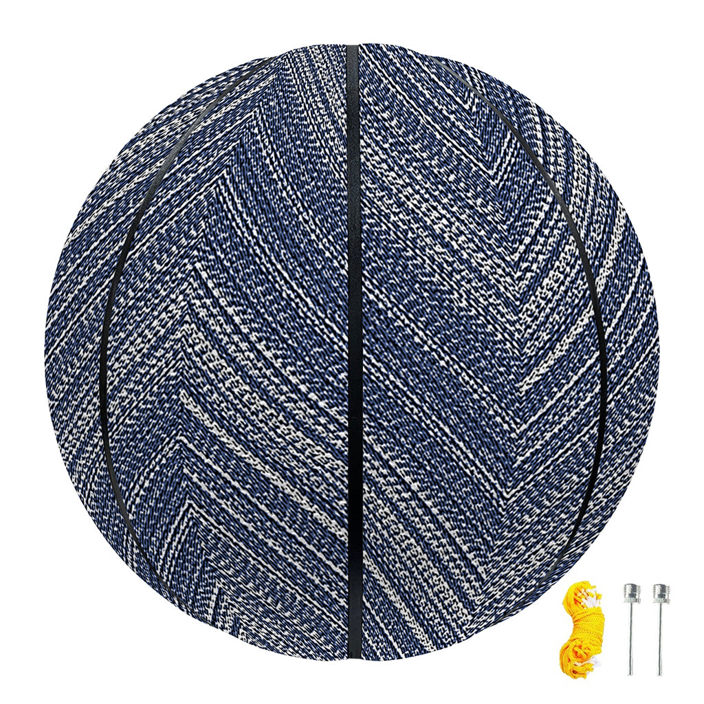Native Denim Jeans Pattern Print Basketball