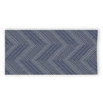 Native Denim Jeans Pattern Print Beach Towel