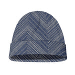 Native Denim Jeans Pattern Print Beanie