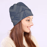 Native Denim Jeans Pattern Print Beanie