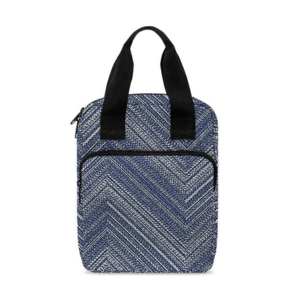 Native Denim Jeans Pattern Print Bible Tote Bag