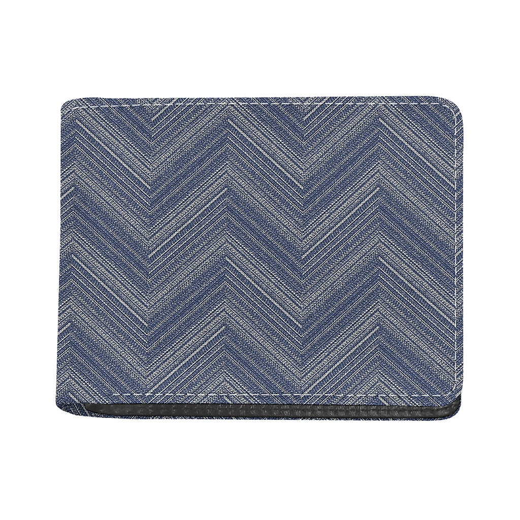 Native Denim Jeans Pattern Print Bifold Wallet