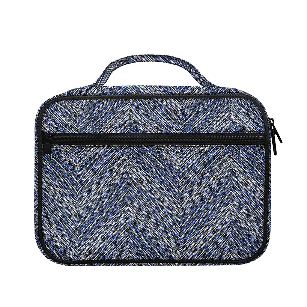 Native Denim Jeans Pattern Print Briefcase Bible Bag
