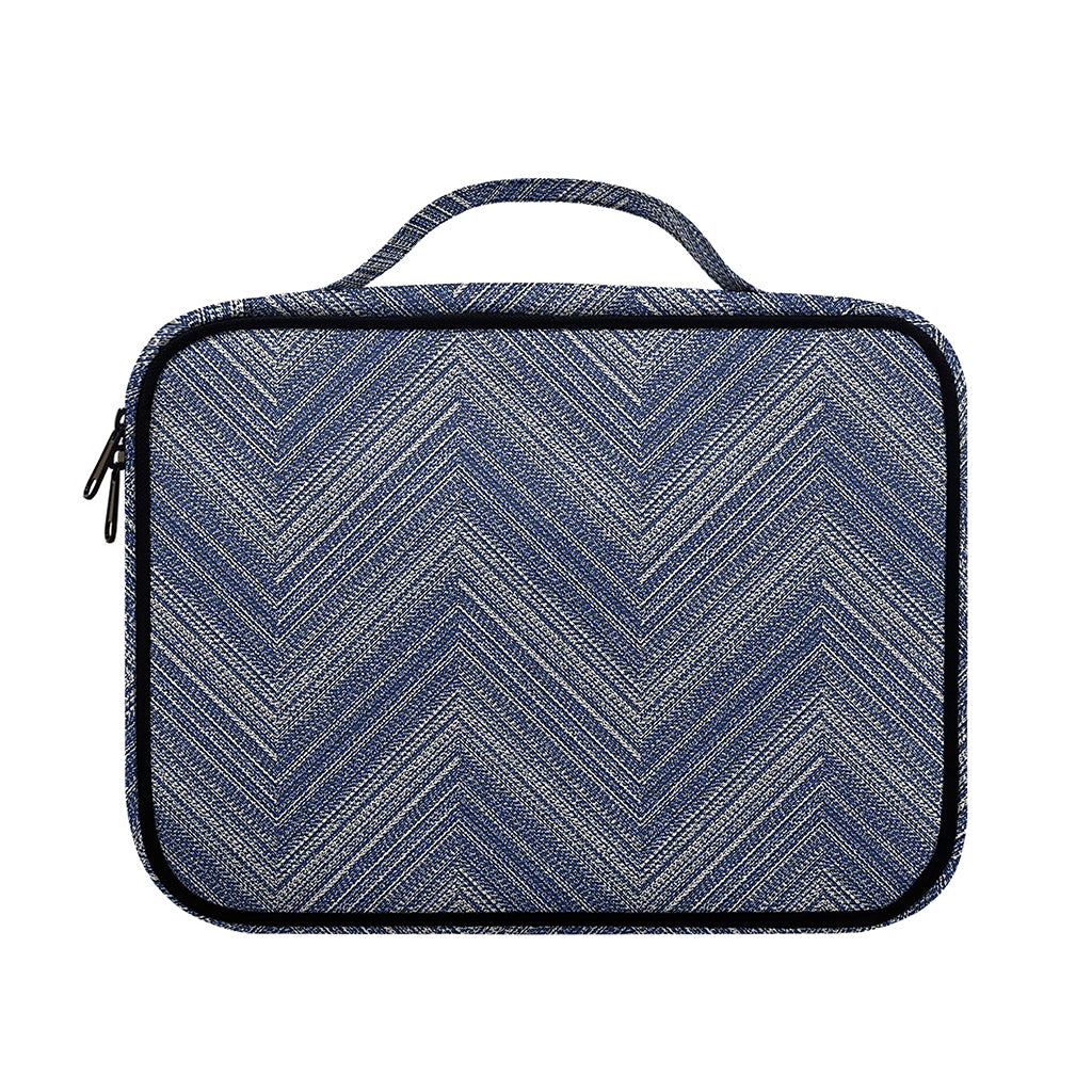 Native Denim Jeans Pattern Print Briefcase Bible Bag