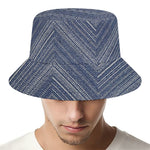 Native Denim Jeans Pattern Print Bucket Hat