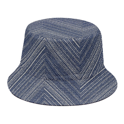 Native Denim Jeans Pattern Print Bucket Hat