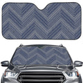 Native Denim Jeans Pattern Print Car Windshield Sun Shade