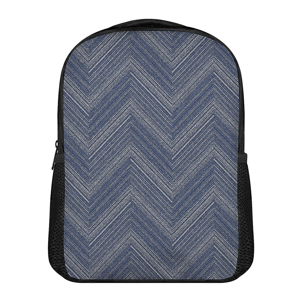 Native Denim Jeans Pattern Print Casual Backpack