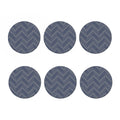 Native Denim Jeans Pattern Print Coaster Set