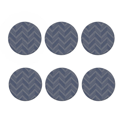 Native Denim Jeans Pattern Print Coaster Set