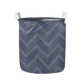 Native Denim Jeans Pattern Print Collapsible Laundry Basket