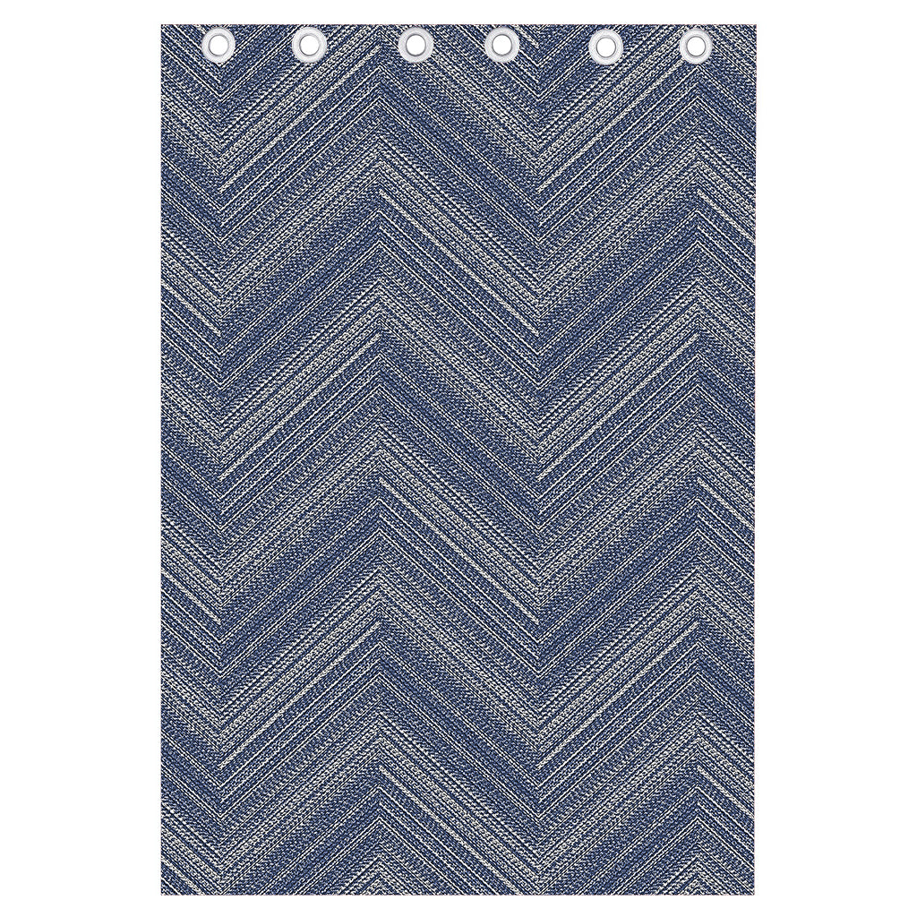 Native Denim Jeans Pattern Print Curtain