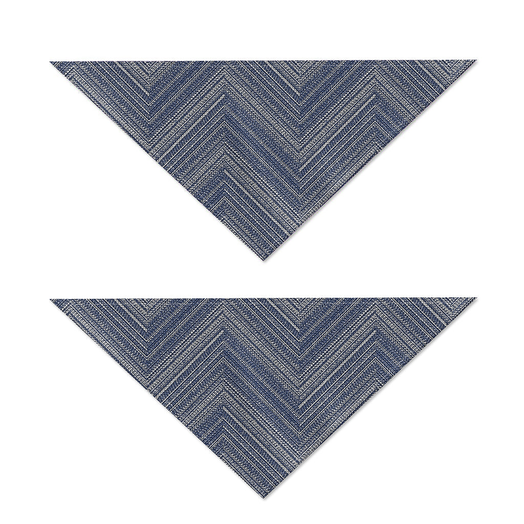 Native Denim Jeans Pattern Print Dog Bandana