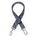 Native Denim Jeans Pattern Print Dog Seat Belt