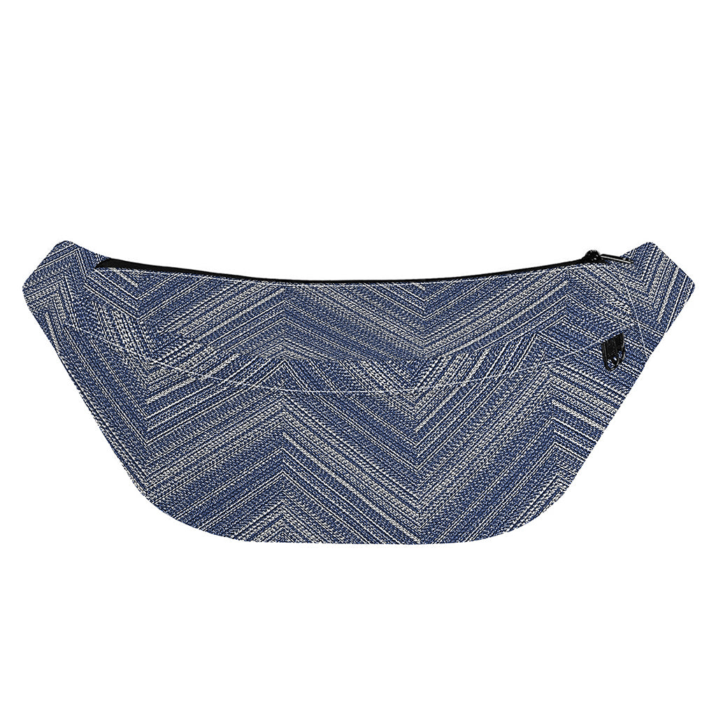 Native Denim Jeans Pattern Print Fanny Pack
