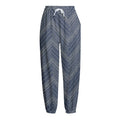 Native Denim Jeans Pattern Print Fleece Lined Knit Pants