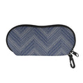 Native Denim Jeans Pattern Print Glasses Case
