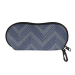Native Denim Jeans Pattern Print Glasses Case