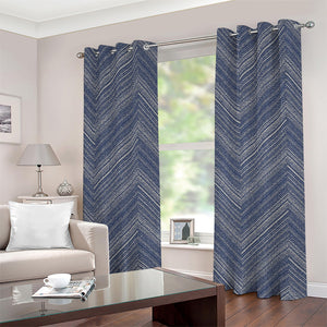 Native Denim Jeans Pattern Print Grommet Curtains