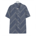 Native Denim Jeans Pattern Print Hawaiian Shirt