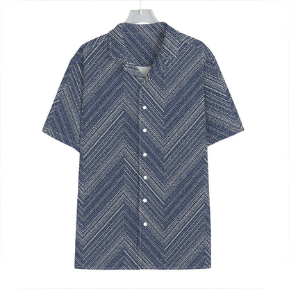 Native Denim Jeans Pattern Print Hawaiian Shirt